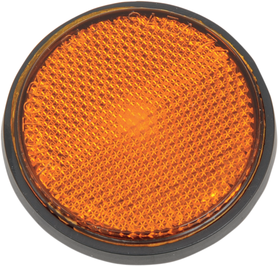 Reflector - Adhesive Back - Amber - Lutzka's Garage