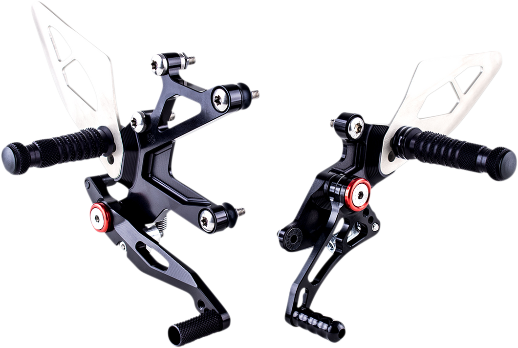 FXR Rearset - Black - Lutzka's Garage