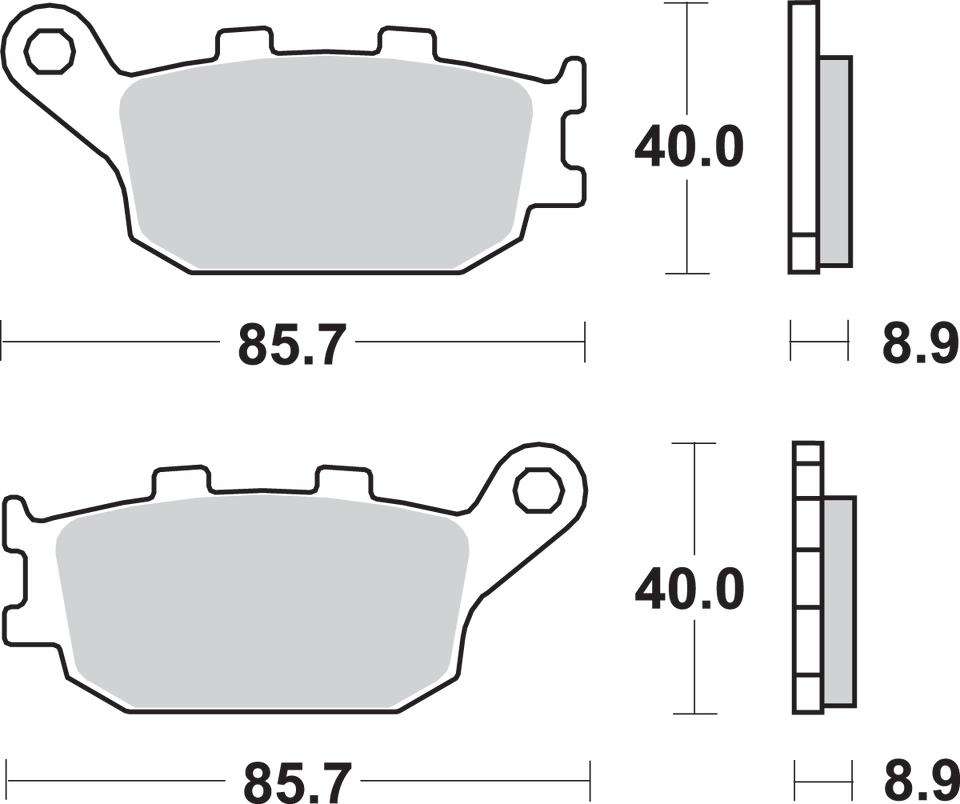 LS Brake Pads - Kawasaki/Suzuki - 657LS