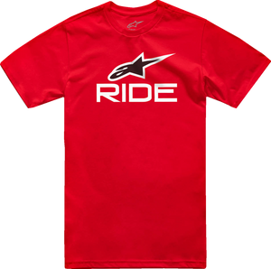 Ride 4.0 T-Shirt - Red/White/Black - Medium - Lutzka's Garage