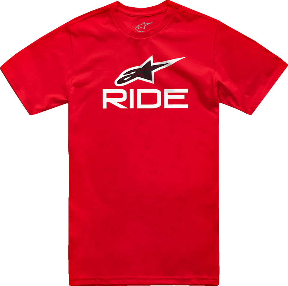 Ride 4.0 T-Shirt - Red/White/Black - Medium - Lutzka's Garage