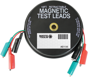 Test Leads - Electrical System - Retractable/Magnetic - 10