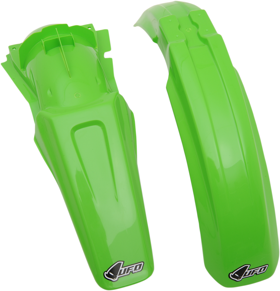 Front and Rear MX Fender Kit - Green - KX 125/250 - Lutzka's Garage