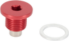 Magnetic Drain Plug - Red - Husqvarna - Lutzka's Garage