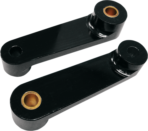 Rear Shock Drop Bracket Lowering Kit - Black - Lowers 2