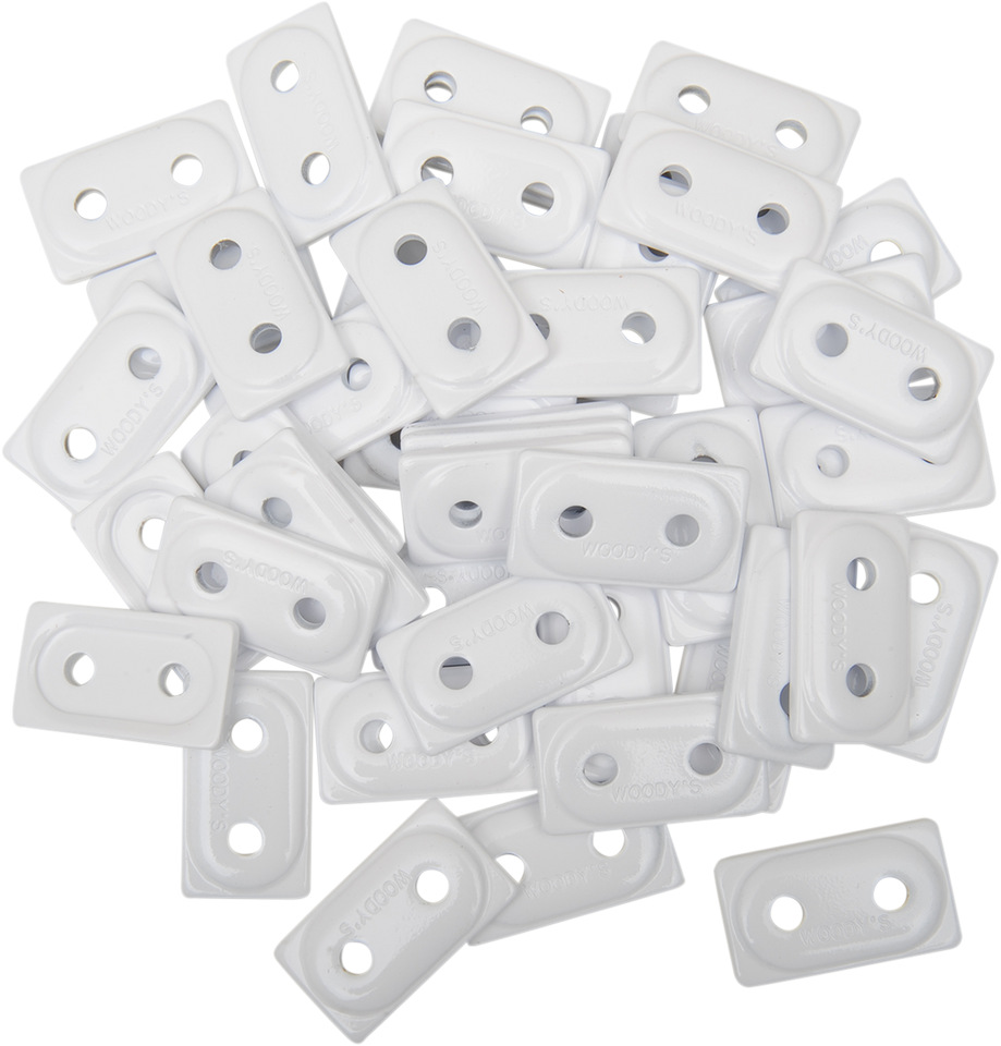 Support Plates - White - 48 Pack - Lutzka's Garage