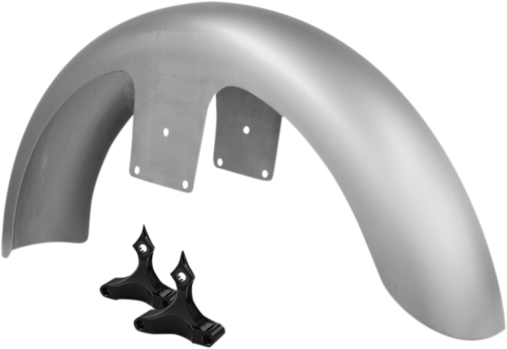 Front Fender Kit with Black Adapter - For 21