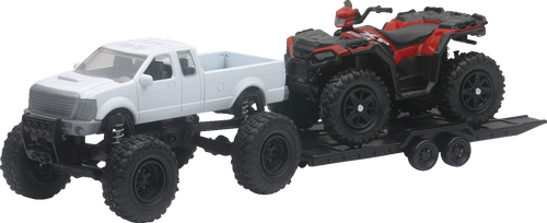 Pick Up w/ Polaris Sportsman XP1000 - Black/White/Red - Lutzka's Garage