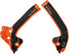 X-Grip Frame Guards - 16 Orange/Black - Gas Gas | Husqvarna | KTM