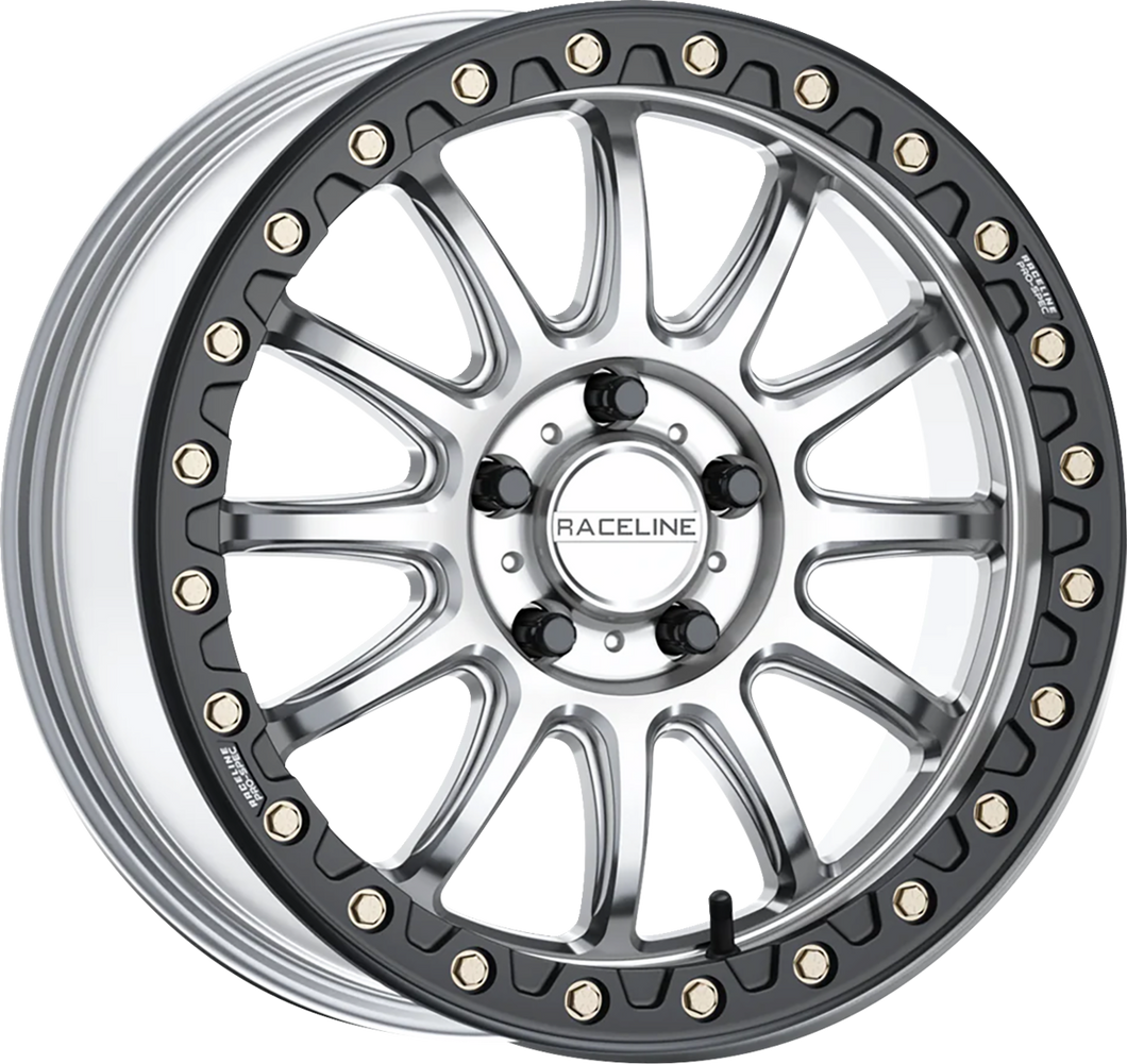 Wheel - Alpha - Front/Rear - Hyper Silver/with Black Ring - 17x7 - 4/137 - +25 mm