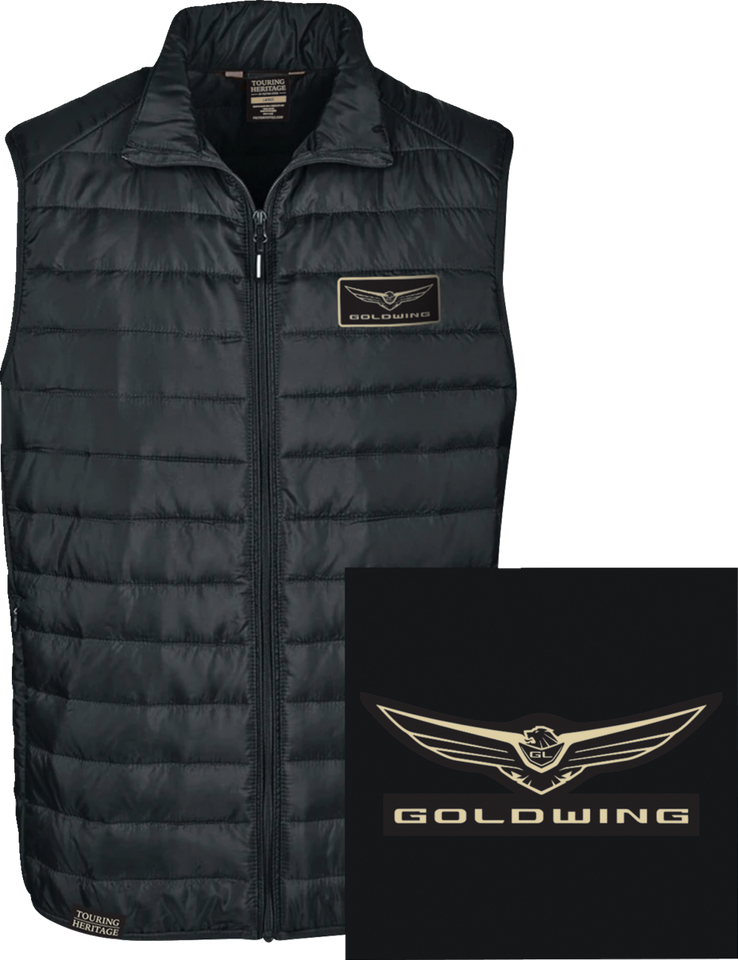 Goldwing Puff Vest - Black - Medium - Lutzka's Garage