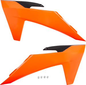 Radiator Covers - Fluorescent Orange