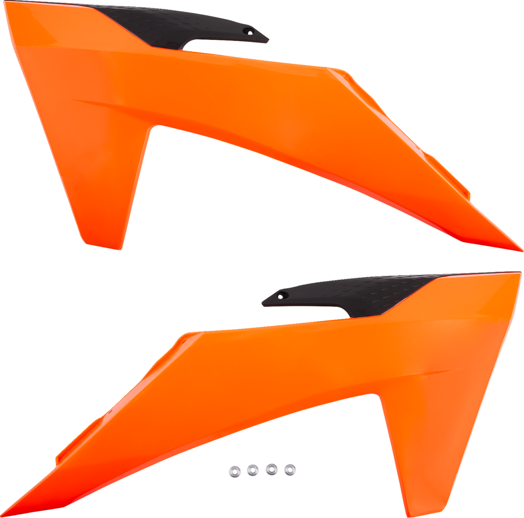 Radiator Covers - Fluorescent Orange