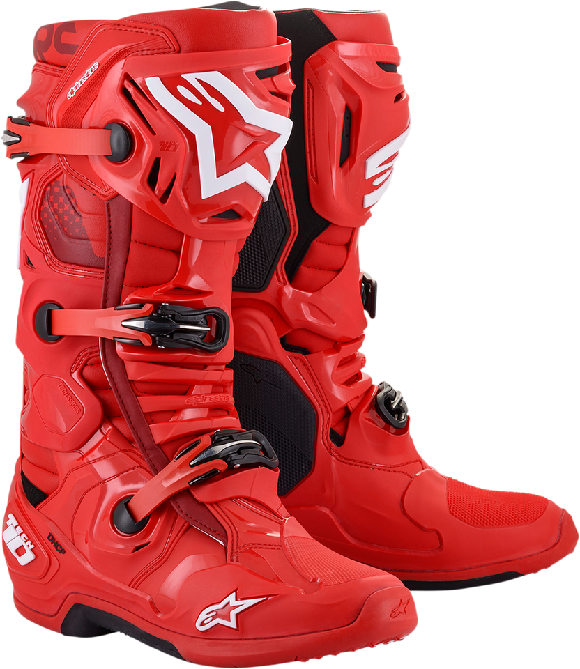 Tech 10 Boots - Red - US 7 - Lutzka's Garage