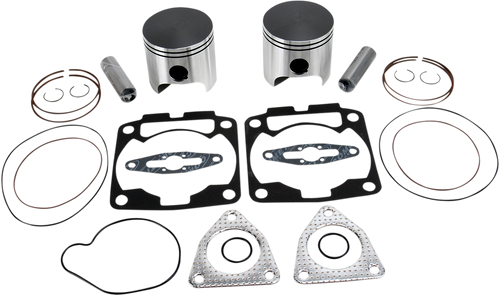 Piston Kit with Gaskets - 77.25 mm - Liberty Engine Type - Polaris