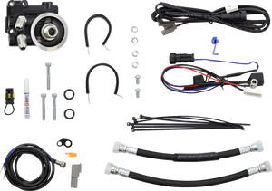 Oil Cooler Kit - Naked Black - Indian