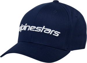 Linear Hat - Navy/White - Small/Medium - Lutzka's Garage