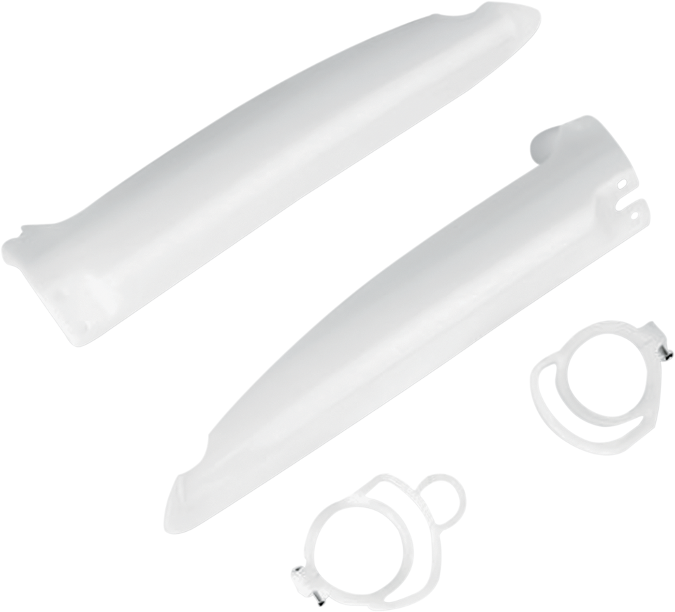 Fork Slider Protectors - White - KX - 94-95 - Lutzka's Garage