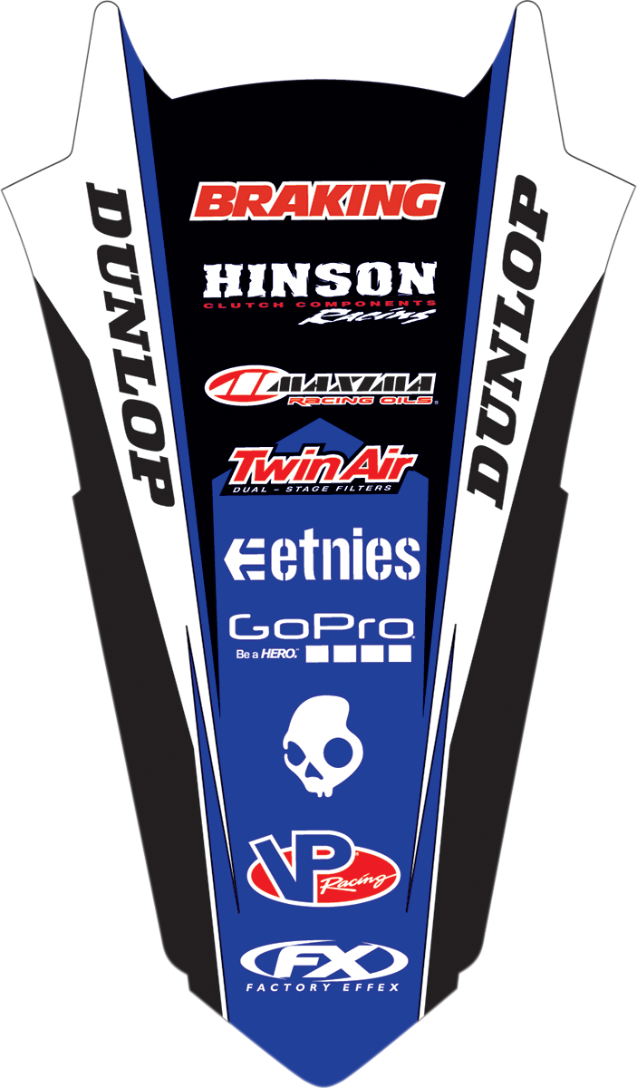 Rear Fender Graphic - Yamaha