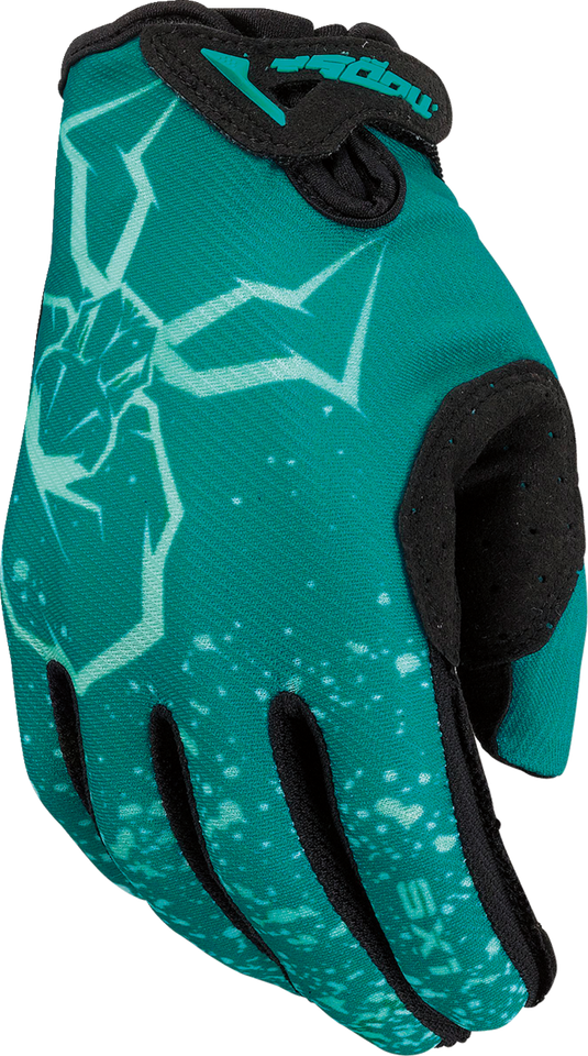 Youth SX1™ Gloves - Teal - XS - Lutzka's Garage