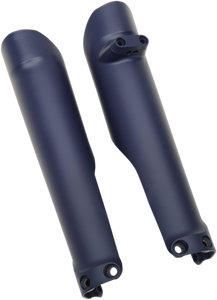 Lower Fork Covers for Inverted Forks - Dark Blue - Lutzka's Garage