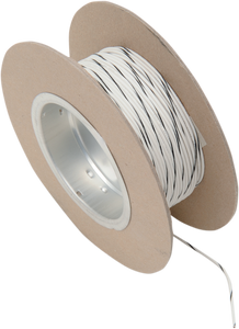 100 Wire Spool - 18 Gauge - White/Black - Lutzka's Garage