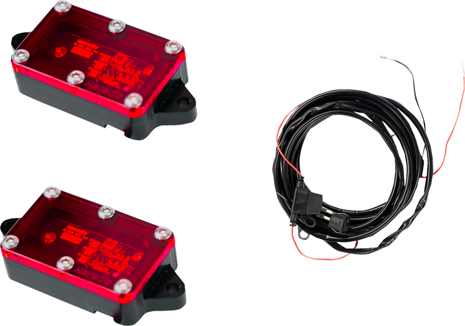 Rock Light - Red - 2 Pack - Lutzka's Garage