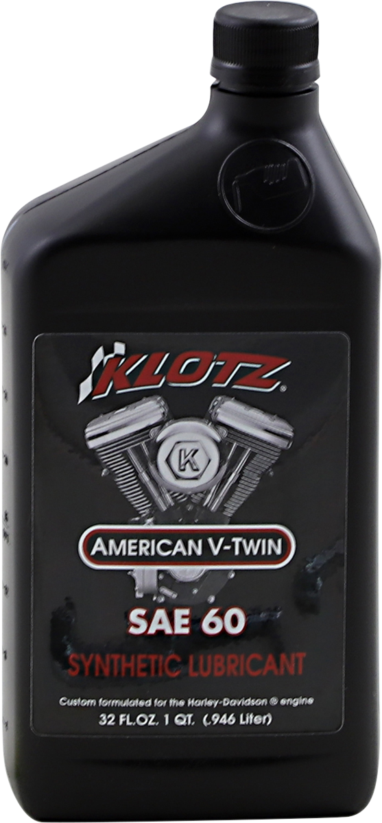 V Twin Synthetic Oil - 60W - 1 U.S. quart