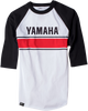 Yamaha Vintage Baseball T-Shirt - White/Black - Medium - Lutzka's Garage