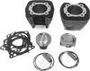 Cylinder Kit - 98" - Black with Highlighted Fins