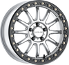 Wheel - Alpha - Front/Rear - Hyper Silver/with Black Ring - 17x7 - 4/156 - +25 mm