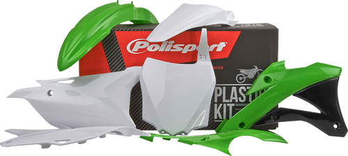 Body Kit - Complete - 14 - 15 OEM Green/White/Black - KX 85