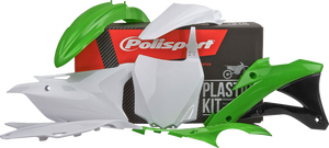 Body Kit - Complete - 14 - 15 OEM Green/White/Black - KX 85