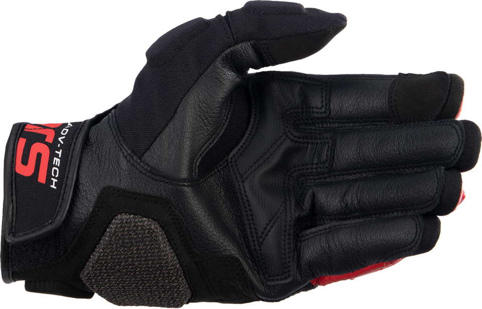 Halo Gloves - Black/White/Bright Red - Medium - Lutzka's Garage