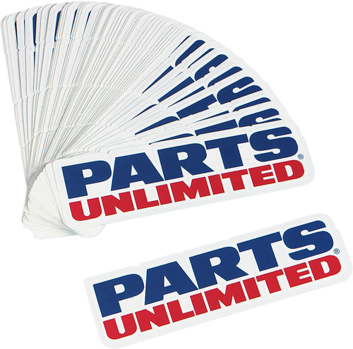 Parts Unlimited Decals - 50 Pack