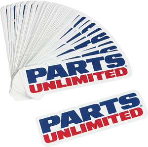 Parts Unlimited Decals - 50 Pack