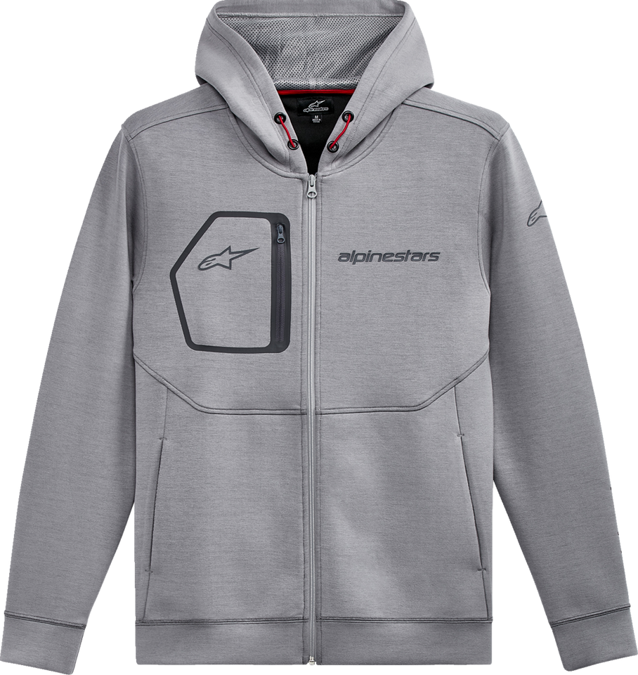 Convex Tech Hoodie - Heather Gray - Medium - Lutzka's Garage