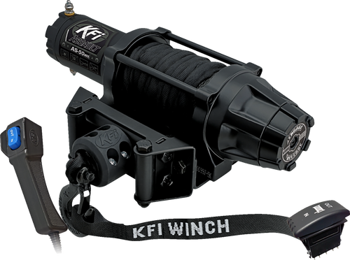 AS-50WX Assault Winch - 5000 lb - Synthetic Cable - Wide