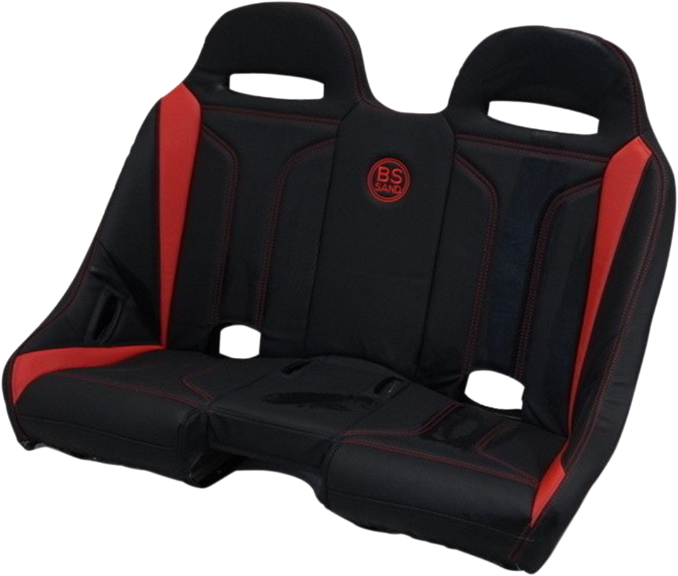 Extreme Bench Seat - Black/Red - Lutzka's Garage