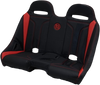 Extreme Bench Seat - Black/Red - Lutzka's Garage