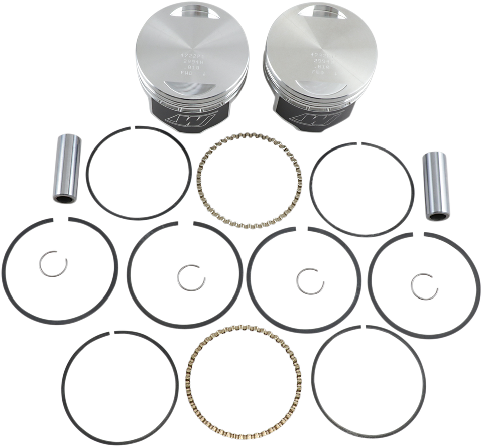 Piston Kit - +0.010" - Evolution Big Twin 1340 cc