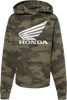 Youth Honda Hoodie - Camo - Small - Lutzka's Garage