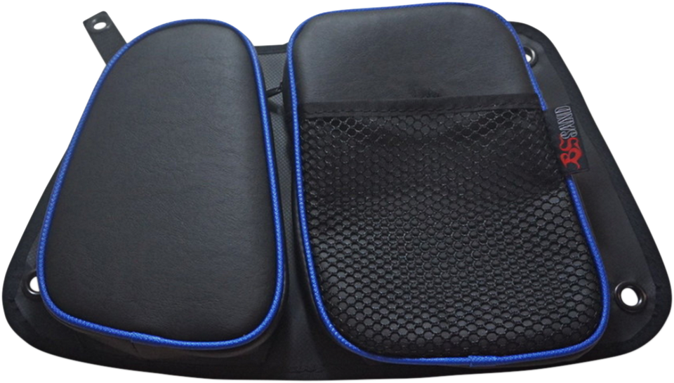 Door Bag - Rear - Black/Blue - Lutzka's Garage