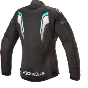 Stella T-GP Plus R v3 Air Jacket - Black/White/Teal - XS - Lutzka's Garage