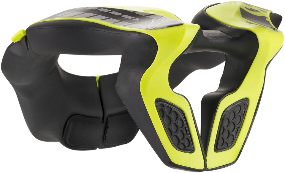 Youth Neck Support - Black/Yellow Fluo - One Size - Lutzka's Garage