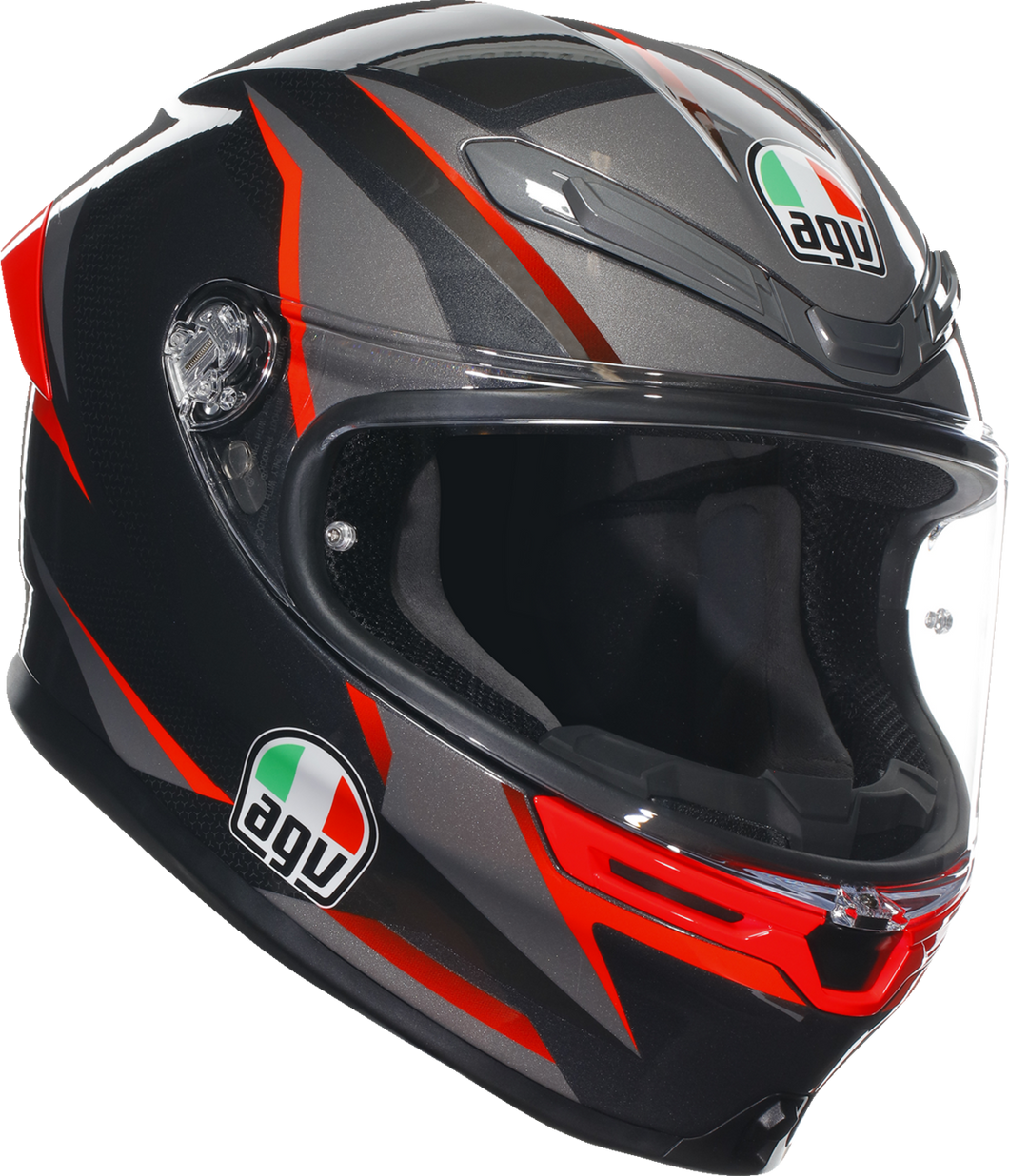 K6 S Helmet - Slashcut - Black/Gray/Red - Small - Lutzka's Garage