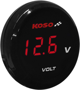 I-Gear Volt Meter - Red Digits - 1.57" Diameter x 0.43" D