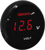 I-Gear Volt Meter - Red Digits - 1.57" Diameter x 0.43" D