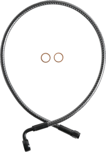 Brake Line - Front - 12 mm - 90° - 26" - KARBONFIBR