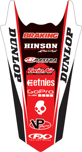 Rear Fender Graphic - Honda